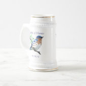 Maid of Honor Stein Wedding  Bluebird Bierpul (Voorkant links)