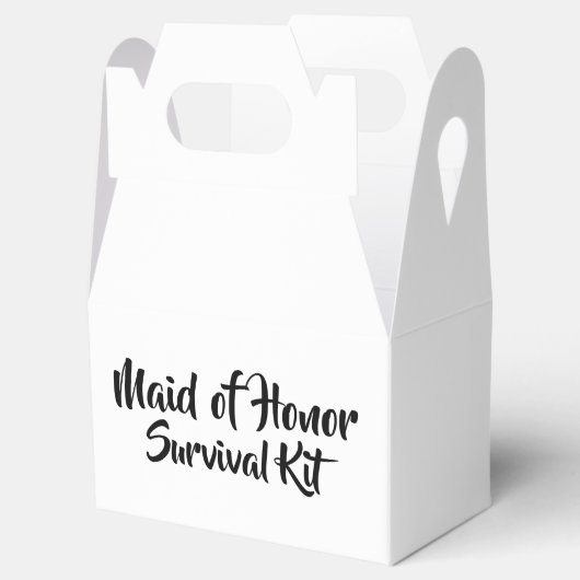 "Maid of Honor" Survival Kit Box Bedankdoosjes (Geopend)