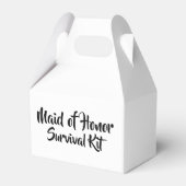 "Maid of Honor" Survival Kit Box Bedankdoosjes (Voorkant Zijde)