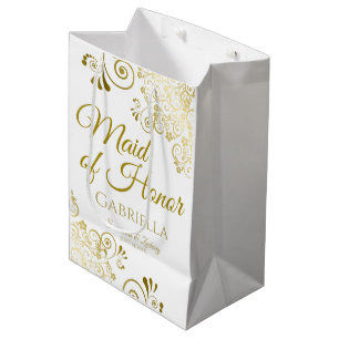 Maid of Honor Wedding Gift Bag - Medium Medium Cadeauzakje