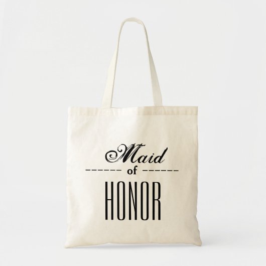 Maid of Honor Wedding Personalized Tote Bag (Voorkant)