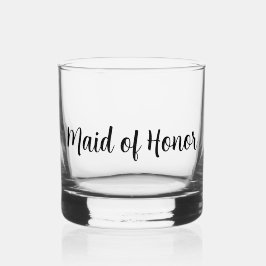 Maid of Honor Wedding Whisky Glas