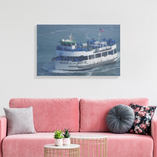 Maid of the mist on the Niagara Canvas Afdruk (Insitu (Woonkamer))