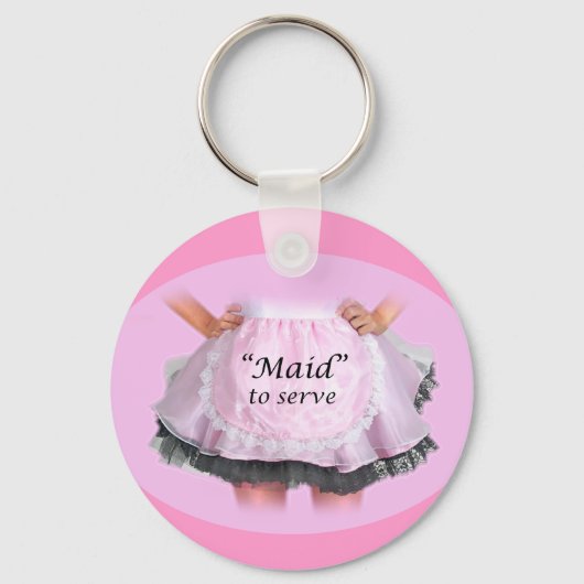 Maid to Serve Sleutelhanger (Voorkant)