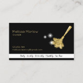 Maïde reinigingsinrichting Mousserend vederduster Visitekaartje (Achterkant)