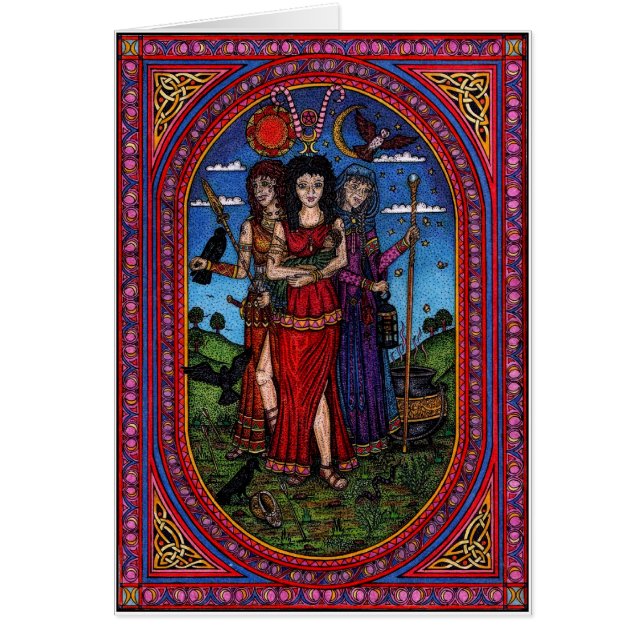 Maïde tot crone, de Morr'igan, Isis en Hecate rb (Voorkant)