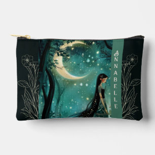 Maiden dans le petit sac d'accessoires au clair de