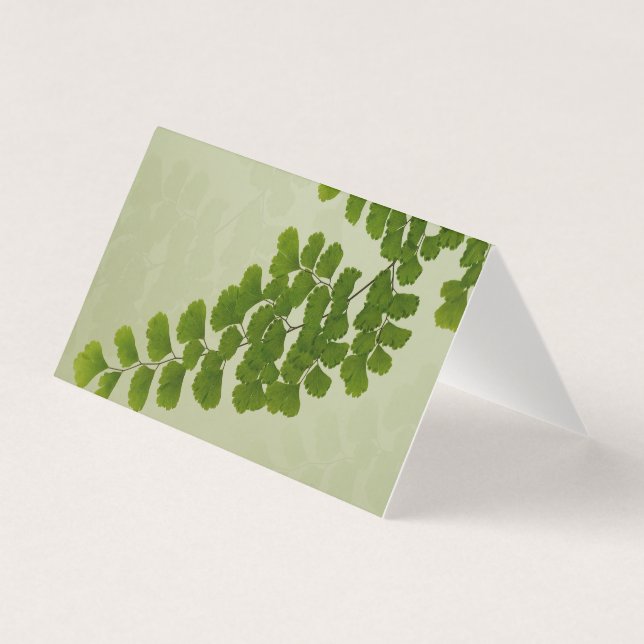 Maiden Hair Fern Frond Kaart (Voorkant)