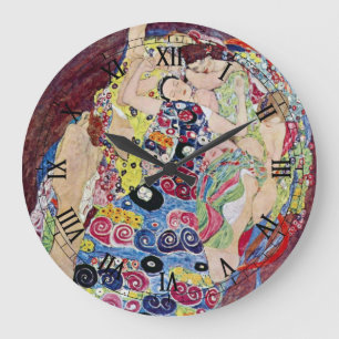 Maiden (Maagd), Gustav Klimt, Art Nouveau Grote Klok