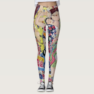Maiden (Maagd), Gustav Klimt,  Art Nouveau Leggings