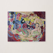 Maiden (Maagd), Gustav Klimt, Art Nouveau Legpuzzel (Horizontaal)