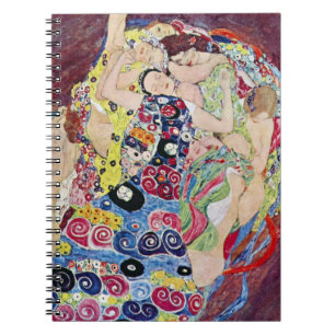 Maiden (Maagd), Gustav Klimt,  Art Nouveau Notitieboek