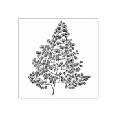 Maidenhair Fern Rubberstempel (Afrduk)