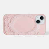 Maiden's Dream Cherry Blossom Lace Oval Phone Case (Verso Horizontal)