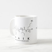 Maik peptide nom mug (Devant gauche)
