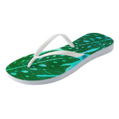 Maikai Hawaiian Monstera Leaf Stropdas-Dye Blend Teenslippers (Schuin)
