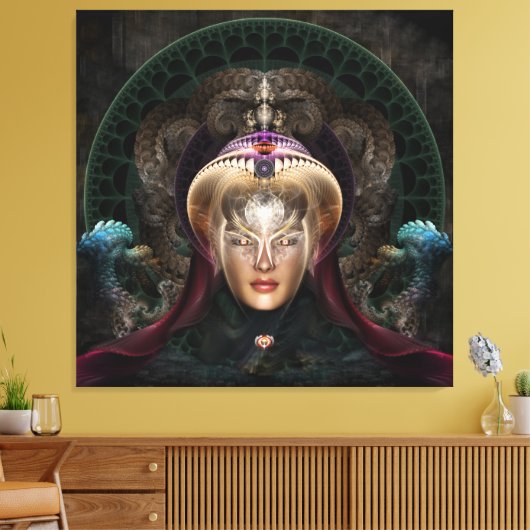 Maikia - Het Mystic Guardian Canvas (Insitu (Woonkamer))