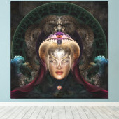 Maikia - Het Mystic Guardian Canvas Afdruk (Insitu (Houten vloer))