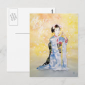 Maiko Girl-2 Briefkaart (Voorkant / Achterkant)