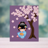 Maiko Kokeshi poupée mignonne Geisha fille pourpre (Neutre)