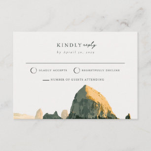 Mail Back Sea Stacks Oregon Coast Beach RSVP Kaart