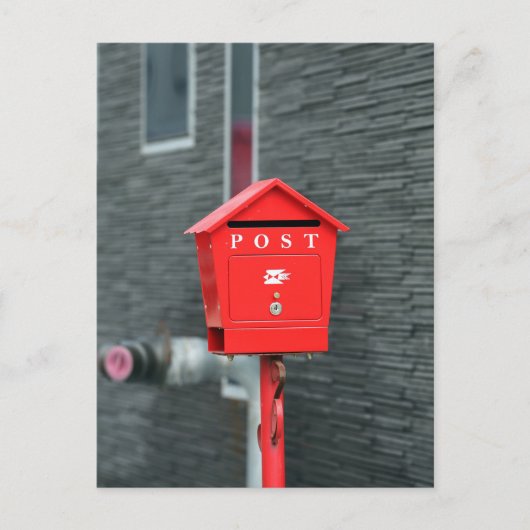 MAIL BOX POST RED BOX POSTCROSSING BRIEFKAART (Voorkant)