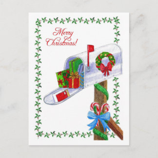 Mail Carrier Christmas Briefkaart