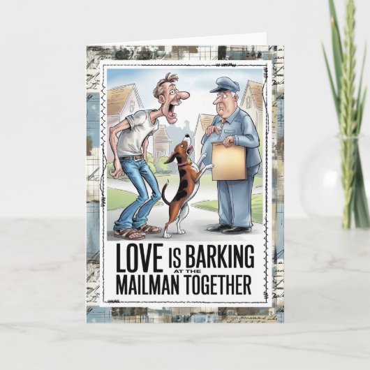 Mail Carrier Humor Card Kaart (Voorkant)