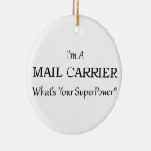 MAIL CARRIER KERAMISCH ORNAMENT (Rechts)