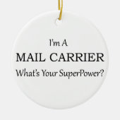 MAIL CARRIER KERAMISCH ORNAMENT (Voorkant)