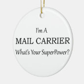 MAIL CARRIER KERAMISCH ORNAMENT (Links)