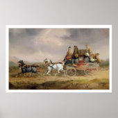 Mail Coaches on Road: The Louth-London Royal M Poster (Voorkant)