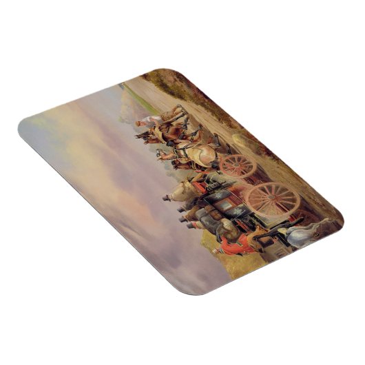 Mail Coaches on Road: The QuickSilver Devonp Magneet (Rechterzijde)