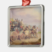 Mail Coaches on the Road: De 'QuickSilver'-Devonp Metalen Ornament (Links)