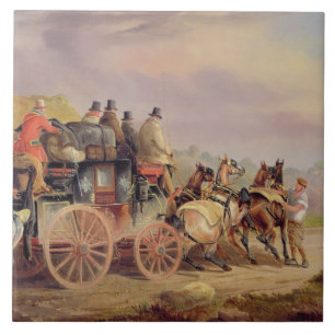 Mail Coaches on the Road: De 'QuickSilver'-Devonp Tegeltje