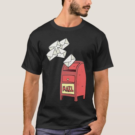 Mail Escort Mailman for Poastal Worker  2 T-shirt (Voorkant)