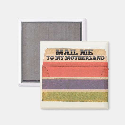 Mail me naar Gambia Magneet (Voorkant / Achterkant)