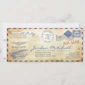  Mail Military Farewell Party Invitation Kaart (Voorkant)