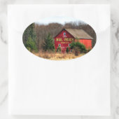 Mail Pouch Barn Ovale Sticker (Tas)