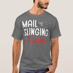 Mail slingerende ninja t-shirt