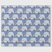  Mail Truck Cadeaupapier (Vlak)