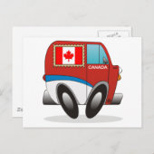 Mail Truck Canada Briefkaart (Voorkant / Achterkant)
