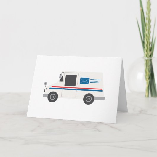 Mail Truck Kaart (Voorkant)