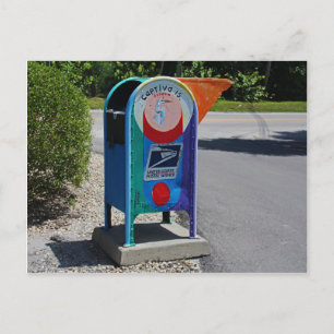 Mailbox Captiva Island - horizontaal Briefkaart