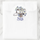 Mailbox Prayer Ronde Sticker (Tas)