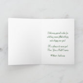 Mailbox Season's Groetjes van Mail Carrier Feestdagen Kaart (Binnen)