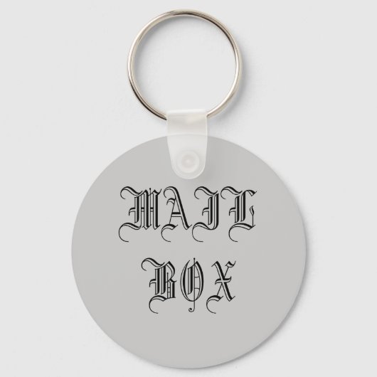 MAILBOX SLEUTELHANGER (Voorkant)