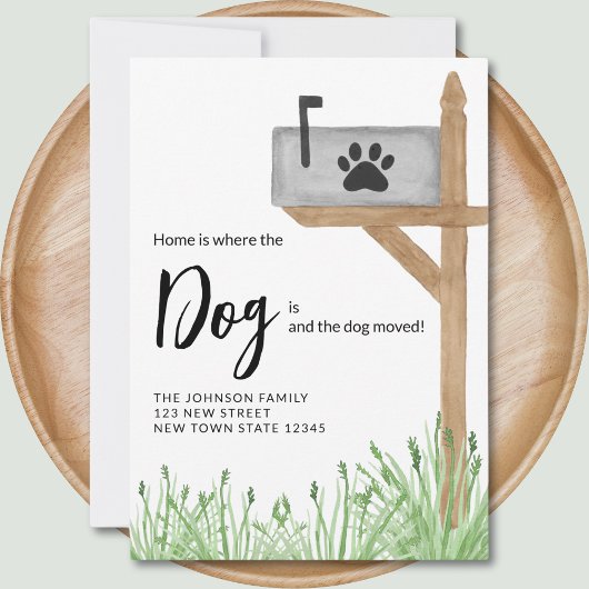 Mailbox We hebben de aankondiging van het verplaat