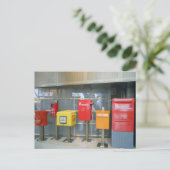 Mailboxen uit de hele wereld briefkaart (Staand voorkant)