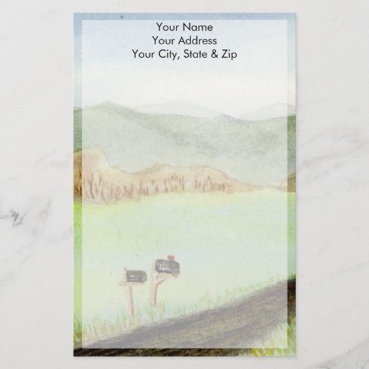 Mailboxen voor plattelandscentra briefpapier (Voorkant)